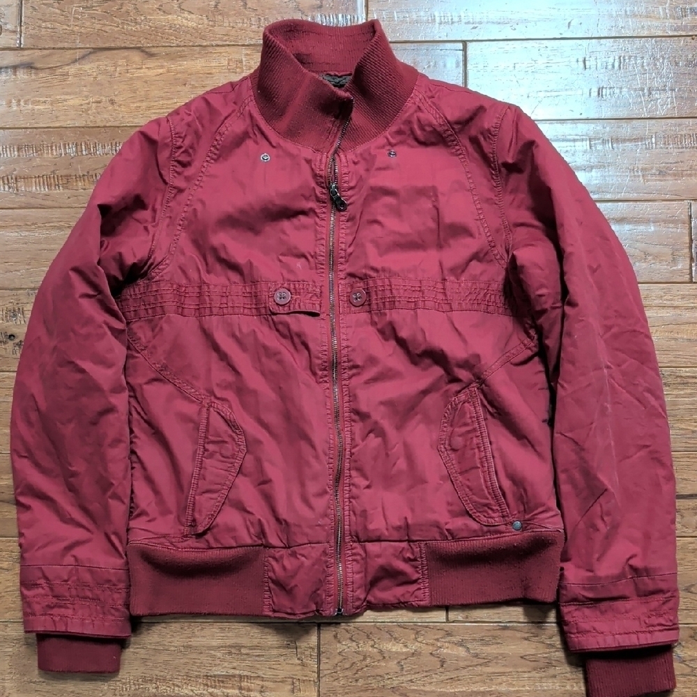 Horny Toad Red Sherpa Bomber Jacket